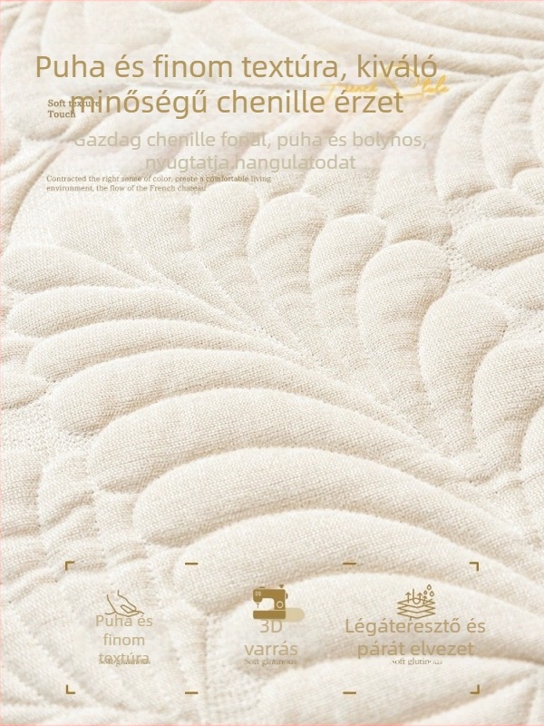 Chenille kanapévédő huzat kombinált kanapéhoz – modern egyszerű stílus, védőhuzat