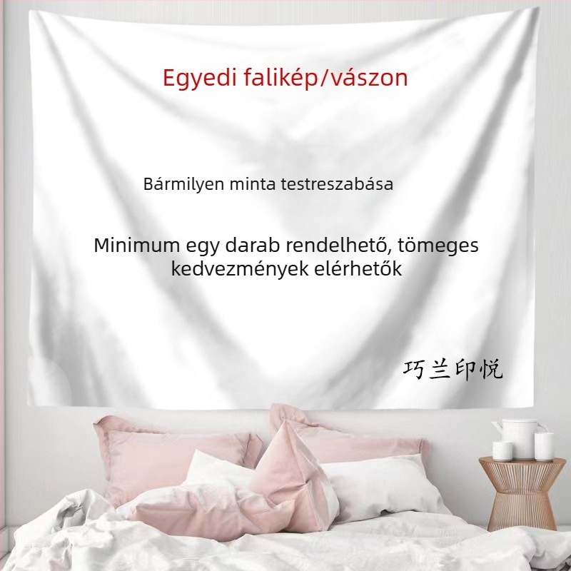 Poliészter digitális nyomtatású gobelin, dekoratív falikép nappaliba és kempingezéshez