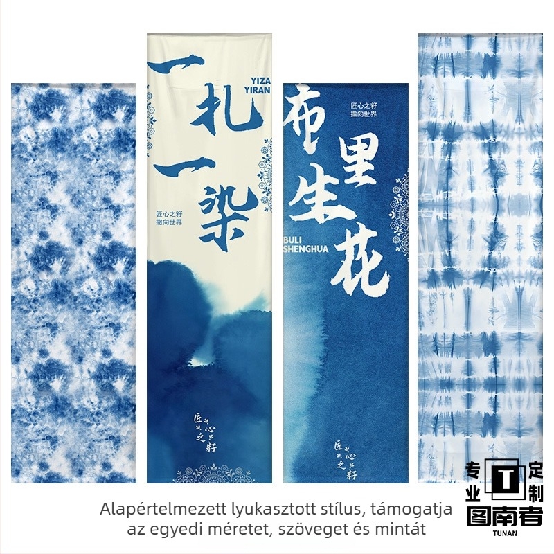Óvodai hátteretapéta etnikus tie-dye stílusban, 100% pamut