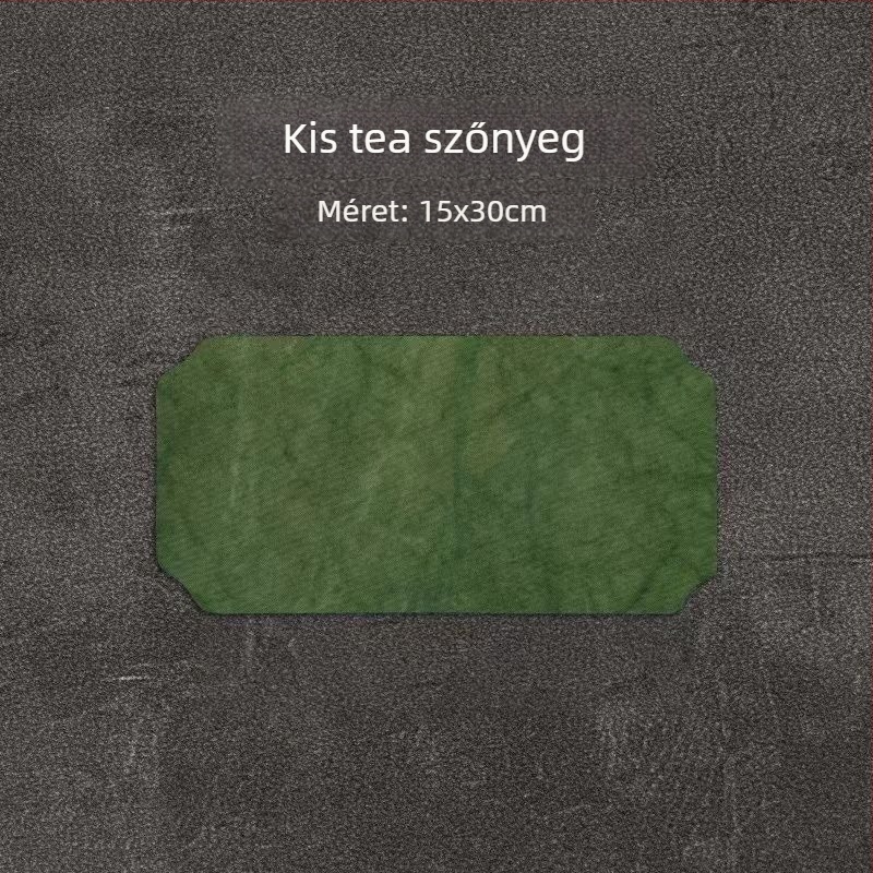 Ceremoniális tea alátét, kézzel készült, dupla réteg, vízálló, vászon és len