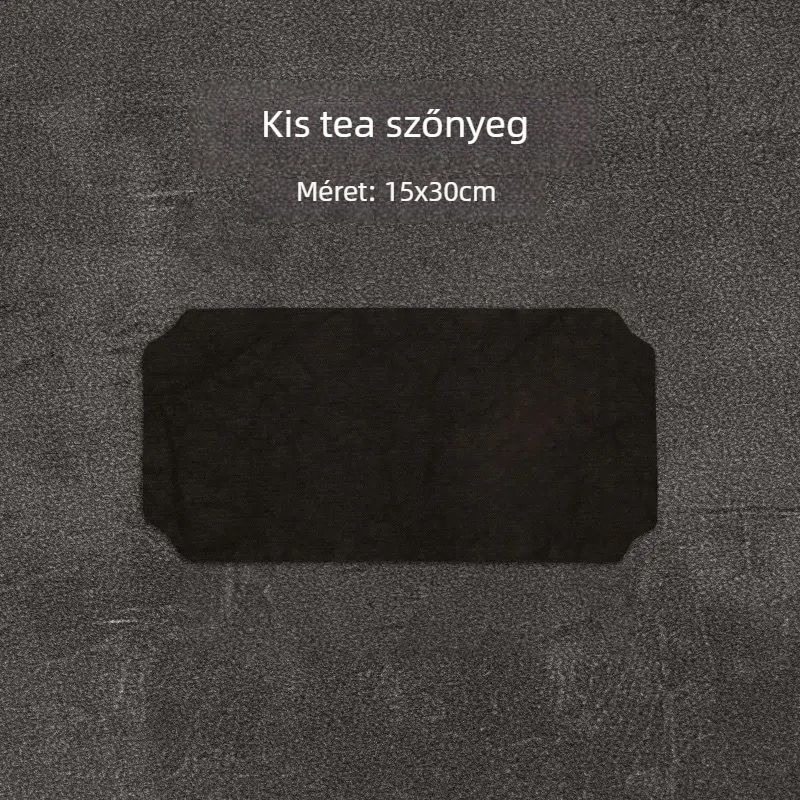 Ceremoniális tea alátét, kézzel készült, dupla réteg, vízálló, vászon és len