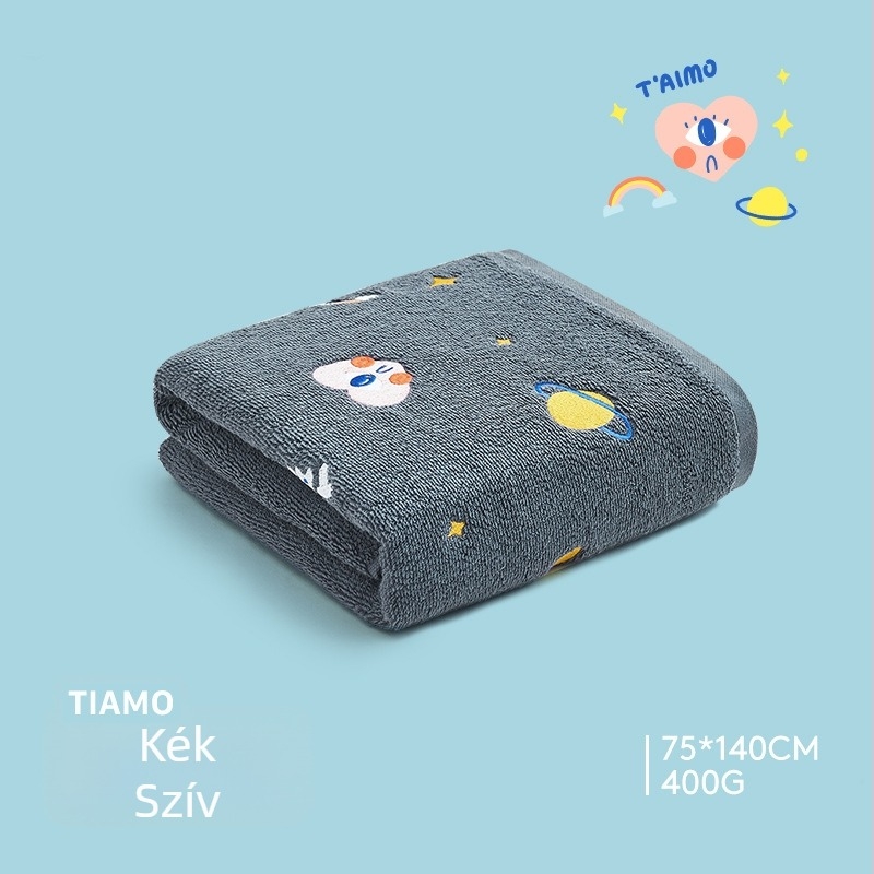 Sanli tiszta pamut fürdőlepedő hímzett, 300-400 g, 32s fonal, 100% pamut