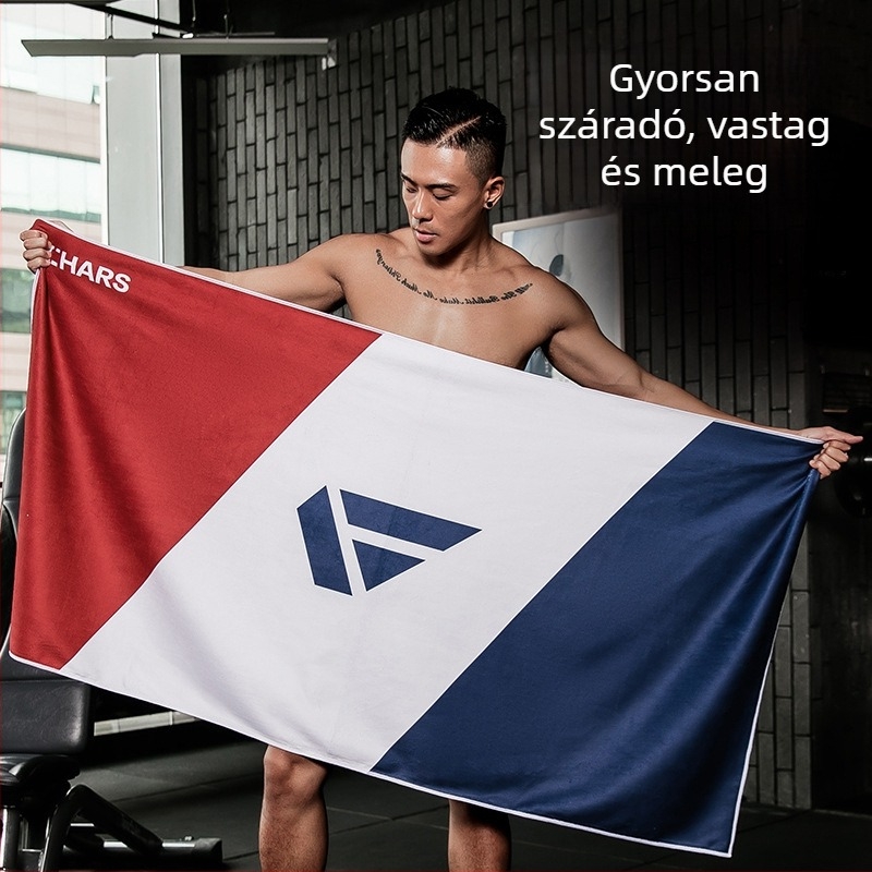 Chars mikroszálas törölköző sporthoz és úszáshoz, gyorsan száradó viselhető kötény-törölköző, nedvszívó A042