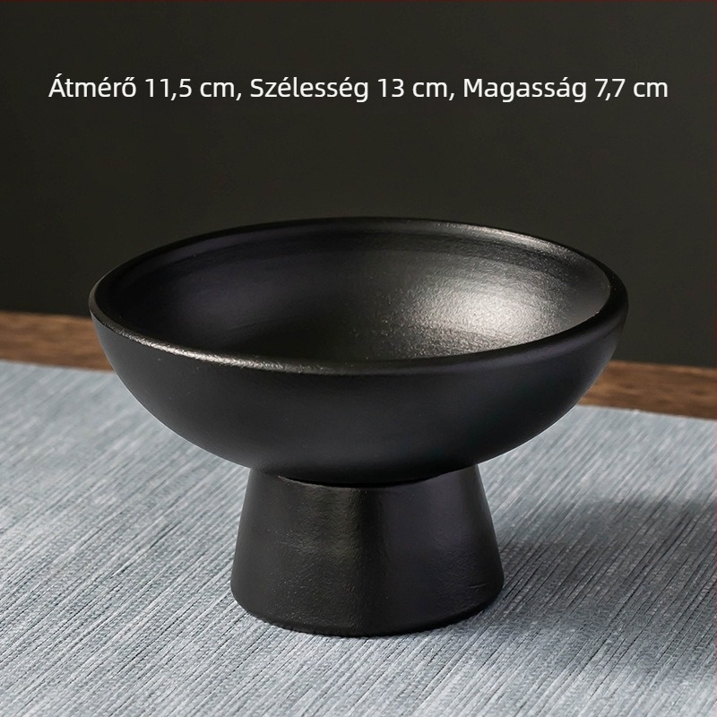 Magas lábú porcelán gyümölcstál, kínai stílus, Dongchen Ceramics, első osztályú minőség