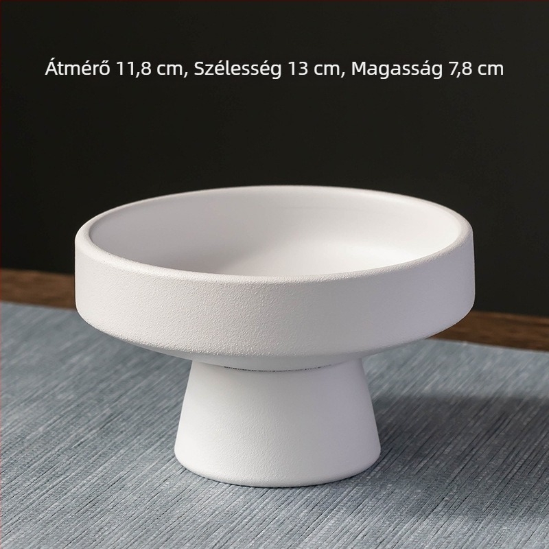 Magas lábú porcelán gyümölcstál, kínai stílus, Dongchen Ceramics, első osztályú minőség