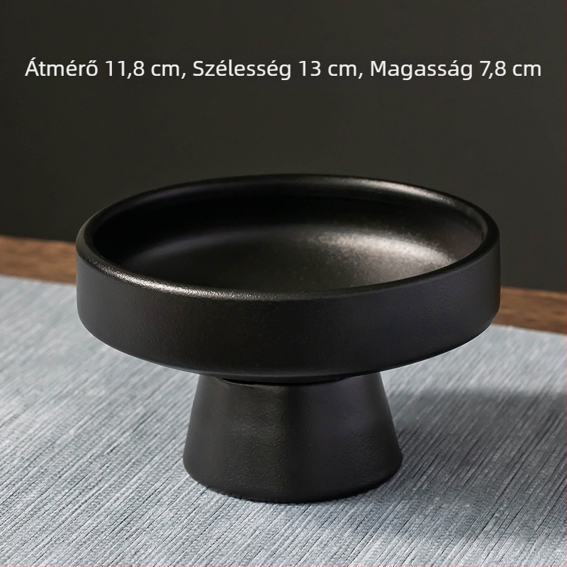 Magas lábú porcelán gyümölcstál, kínai stílus, Dongchen Ceramics, első osztályú minőség
