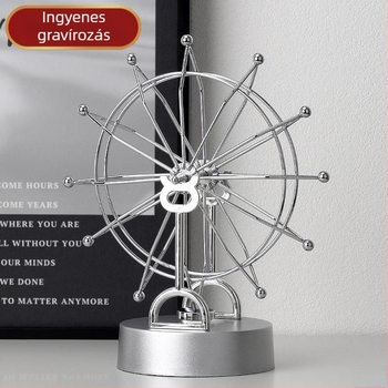 Forgó Ferris Wheel dekoráció a nappaliba – Nordic stílus, műanyag/gyanta, ajándékdoboz