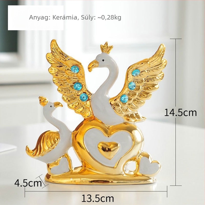 Palmer porcelán sárkányhal figurája, állat dekor otthonra, modern minimalista stílus