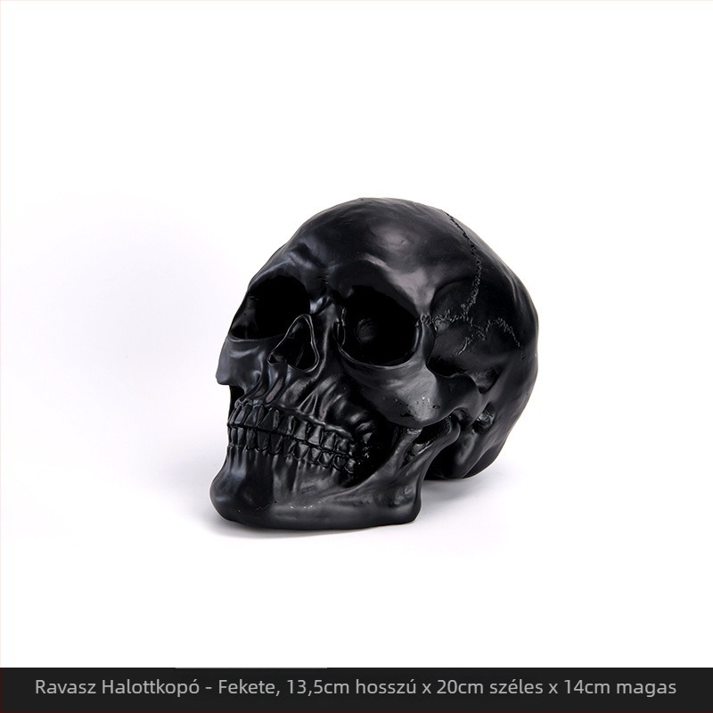 Gyanta koponya fej prop Halloween dekorációhoz – Top rhyme, stílus 31755