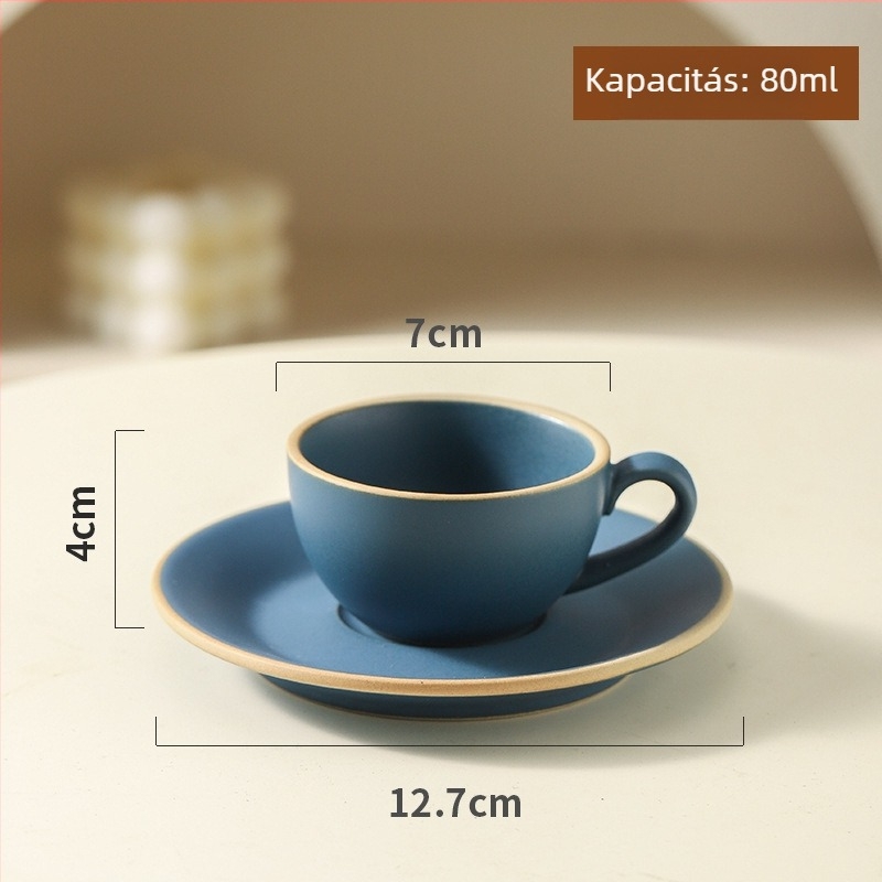 Espresso csésze szett - Nordic stílus, Nyomtatott logó, Egyszerű stílus, Egyszeres csomagolás, 2021 nyarán bemutatva