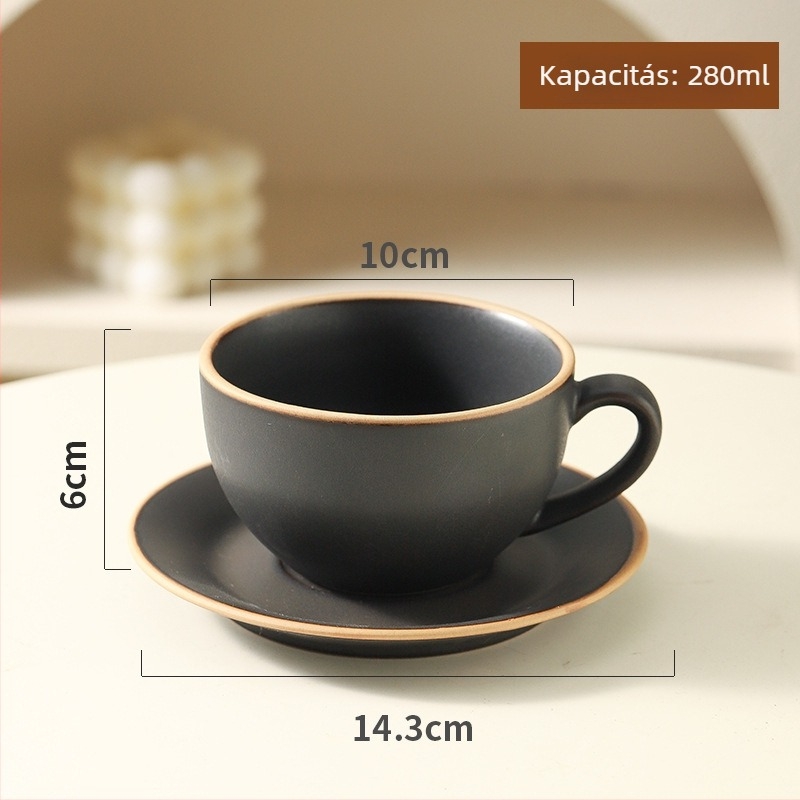 Espresso csésze szett - Nordic stílus, Nyomtatott logó, Egyszerű stílus, Egyszeres csomagolás, 2021 nyarán bemutatva