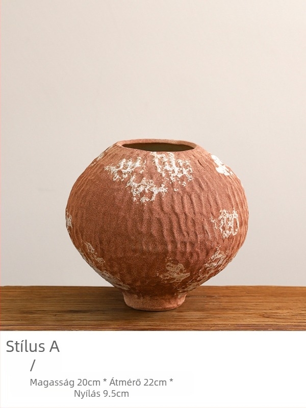 Váza - kerámia, Haoyang, modern minimalista stílus