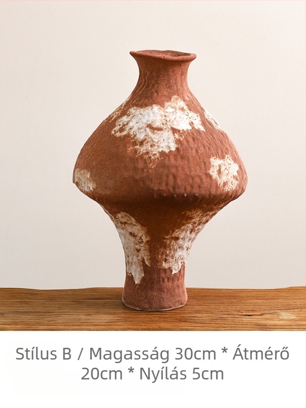 Váza - kerámia, Haoyang, modern minimalista stílus