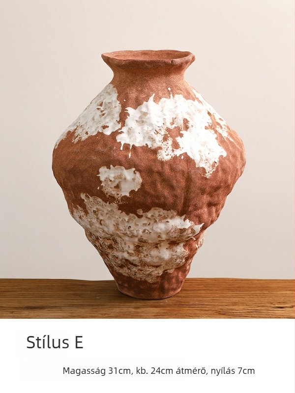 Váza - kerámia, Haoyang, modern minimalista stílus