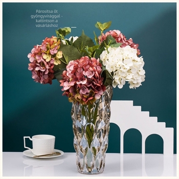 Amerikai stílusú Ryukyu Crystal üvegváza nappali- és hálószobai dekorációhoz — Anyag: üveg; Felület: más; Csomagolás: karton; Feldolgozás: testreszabás nélkül