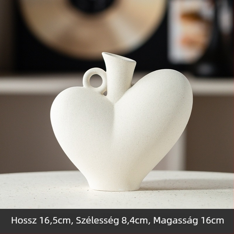 Kerámia virágtartó váza — Htm márka — Modern minimalista stílus — Kartoncsomagolás