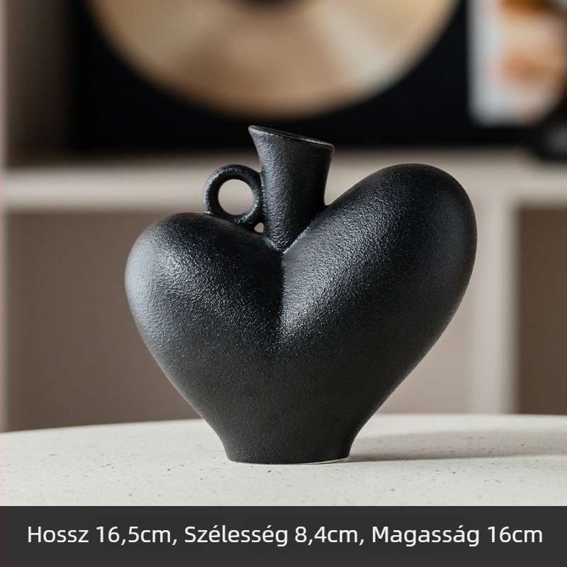 Kerámia virágtartó váza — Htm márka — Modern minimalista stílus — Kartoncsomagolás