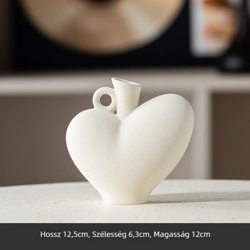 Kerámia virágtartó váza — Htm márka — Modern minimalista stílus — Kartoncsomagolás