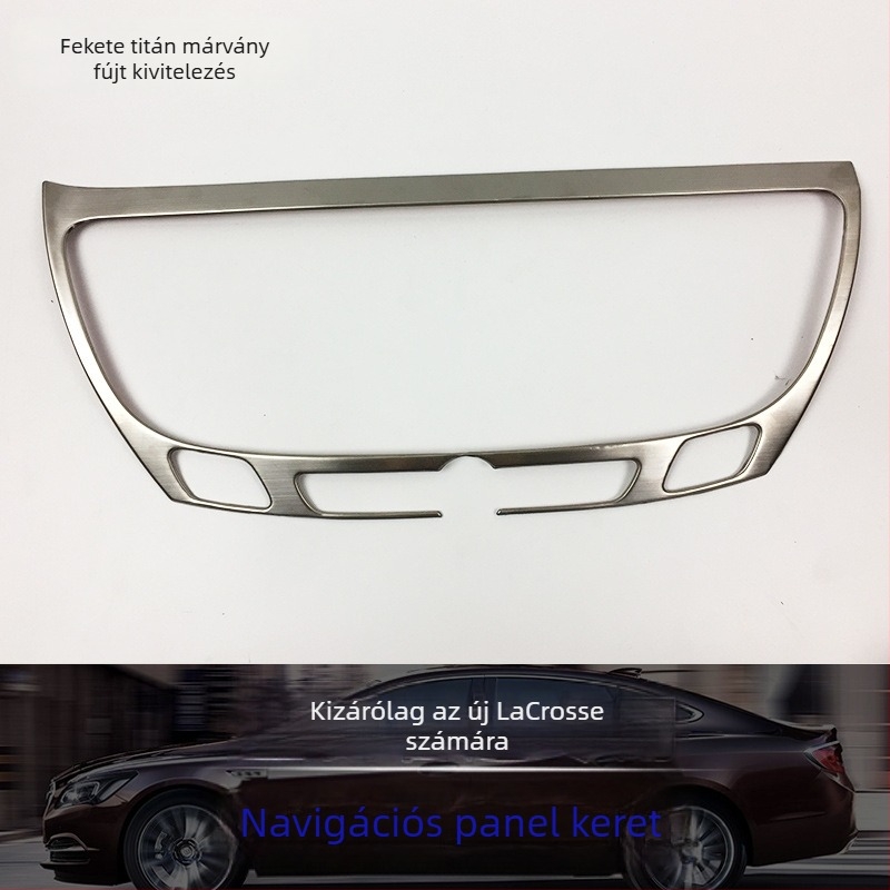 Fém középkonzol vízcsés díszítő borítása Buick Regal 2016-2022; Márka Just Right; Termékkód Lacrosse water cup trim