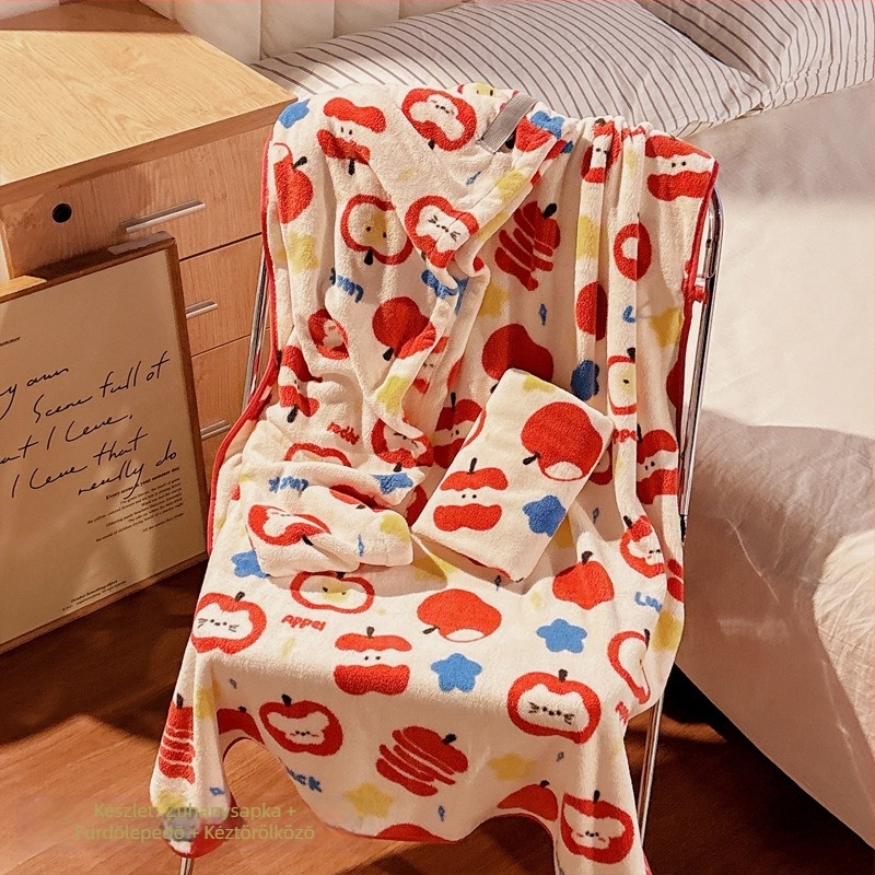 Lemon book coral fleece arctörölköző, nedvszívó, gyors száradás, 200 g+, hajtott szegéllyel