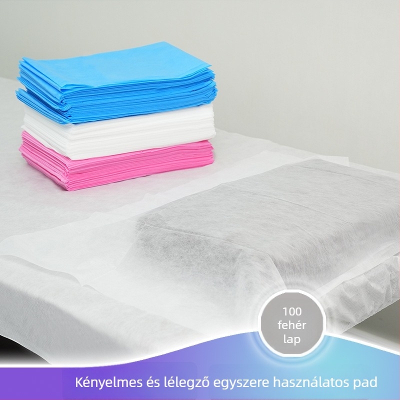Egyszer használatos vastag, vízálló nem szövött törölközők manikűrhöz és pedikűrhöz, szalonhoz masszázs törölközők, 100 darab/csomag