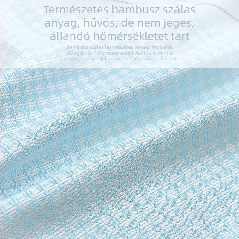 Újszülött párnahuzat törölköző bambuszrostból, Ice Silk, nedvességfelvevő, lélegző, hűsítő