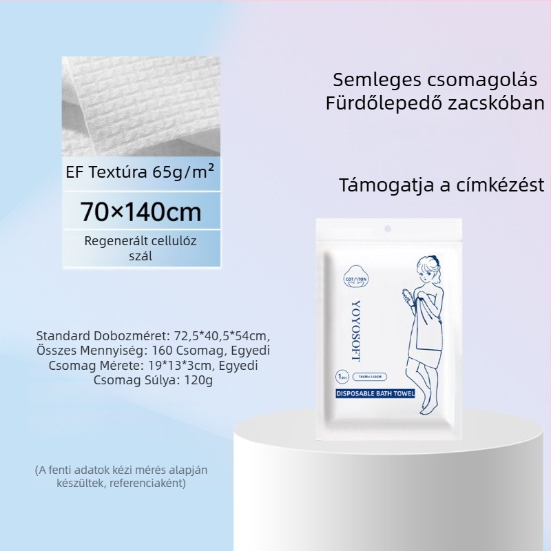 Hajszárító sapka – növényi rostokból, 80–99 g, testreszabható feldolgozás