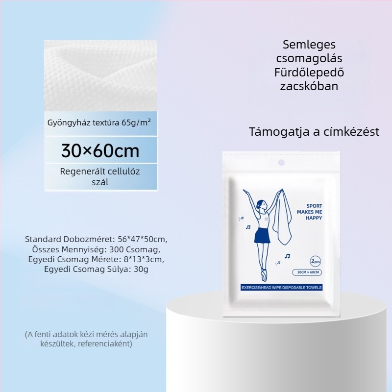 Hajszárító sapka – növényi rostokból, 80–99 g, testreszabható feldolgozás