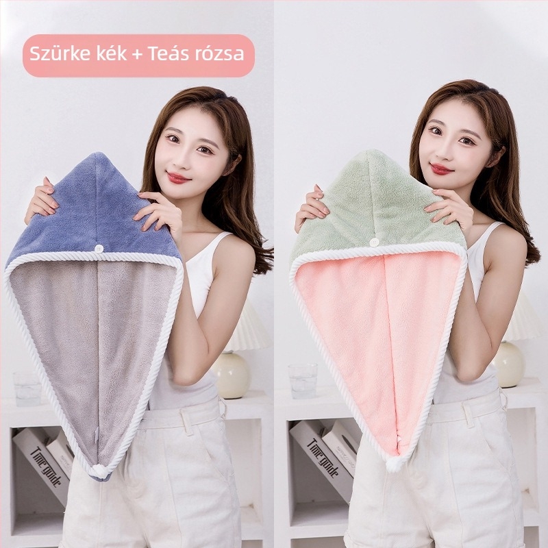 He Chuyan korál fleece hajszárító sapka, 30–49 g, Szálak: 10