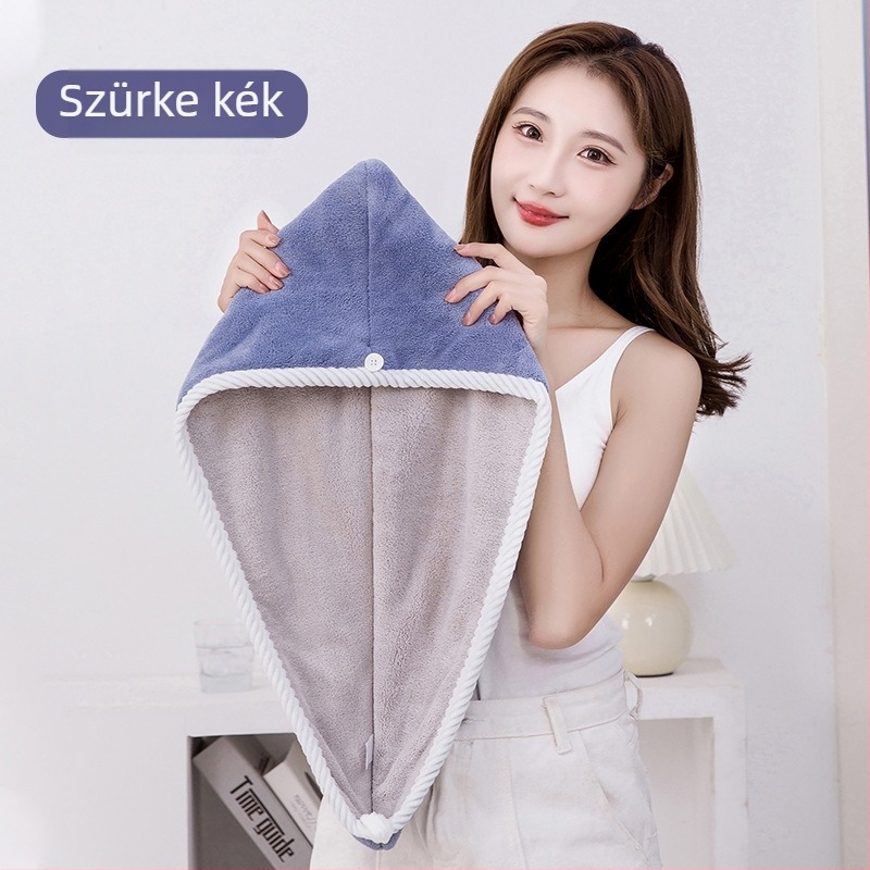 He Chuyan korál fleece hajszárító sapka, 30–49 g, Szálak: 10