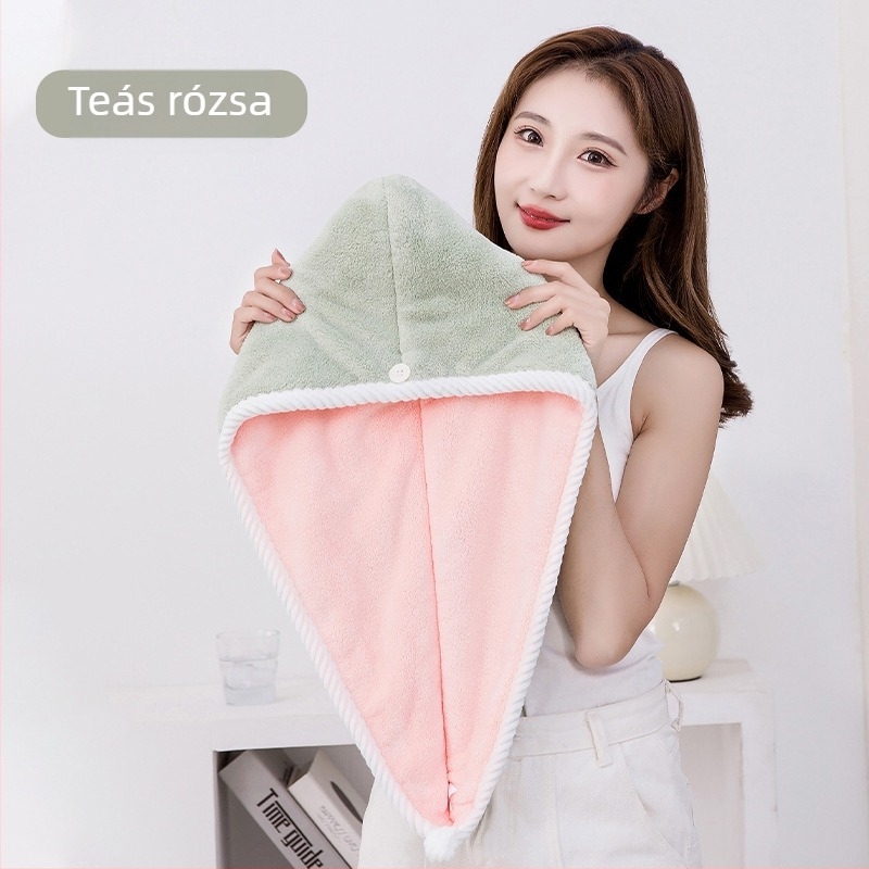 He Chuyan korál fleece hajszárító sapka, 30–49 g, Szálak: 10