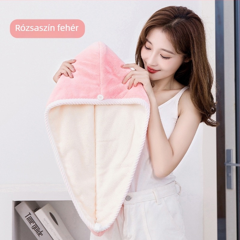 He Chuyan korál fleece hajszárító sapka, 30–49 g, Szálak: 10