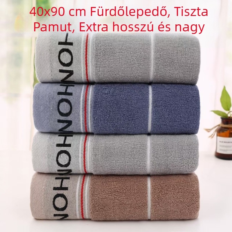 Felnőtt pamut fürdőlepedő, puha és nedvszívó, jacquard szövés, 14s/32s szálak, 140-170 g/m²
