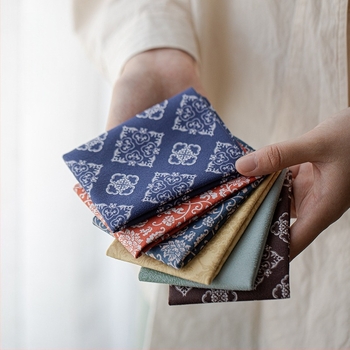 Miyan nedvszívó teakekendő – téglalap alakú textil a kung fu tea ceremóniához, Új kínai stílus, Első osztályú minőség, Eredet: Dehua