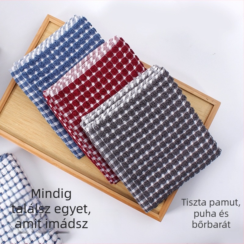 100% pamut konyhai törölköző, nedvszívó, puha, testreszabható