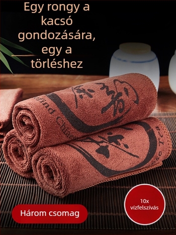 Teás törölköző, 100% pamut, tisztító szépség törölköző