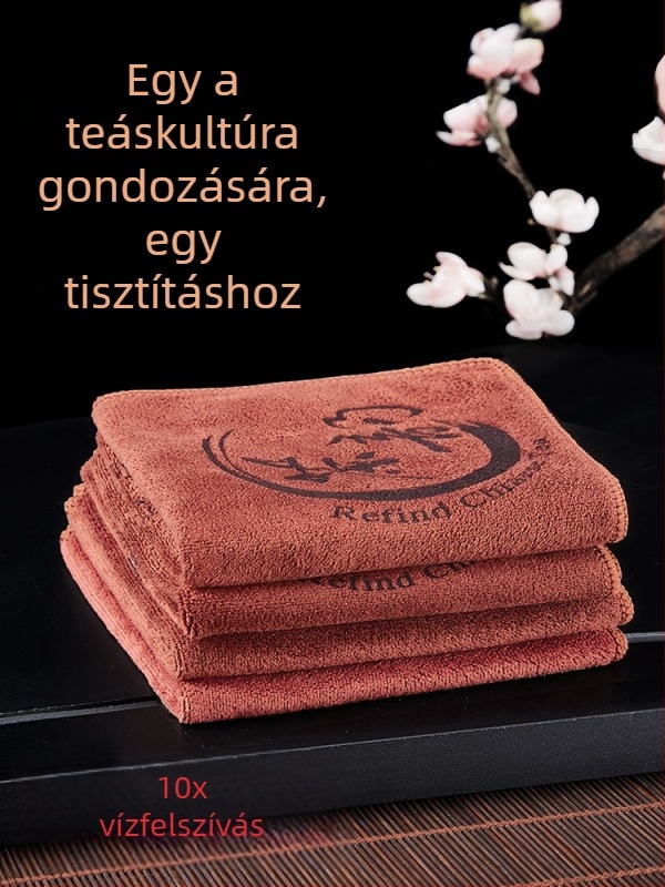 Teás törölköző, 100% pamut, tisztító szépség törölköző
