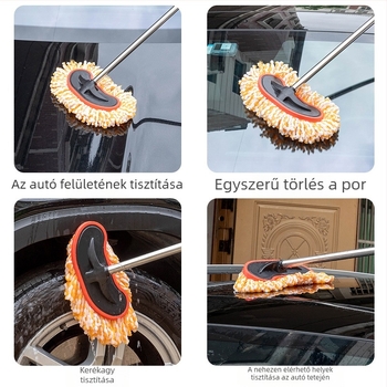 Mikroszálas autómosó mop, Jun Chang márka, testreszabás elérhető