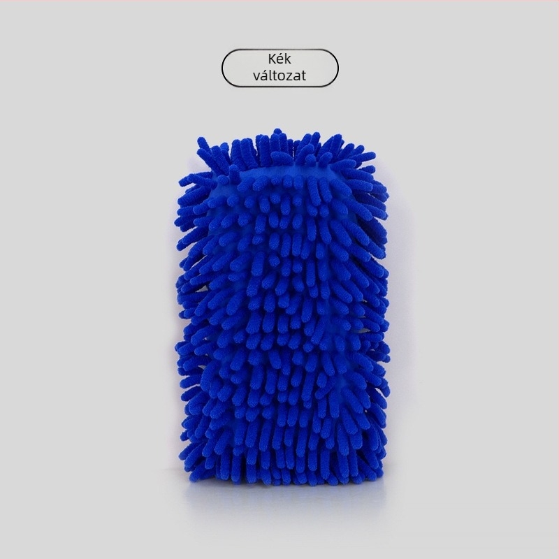 Chenille autómosó szivacs blokk, nagy sűrűségű, 200 g, sokoldalú autóápolási kiegészítő