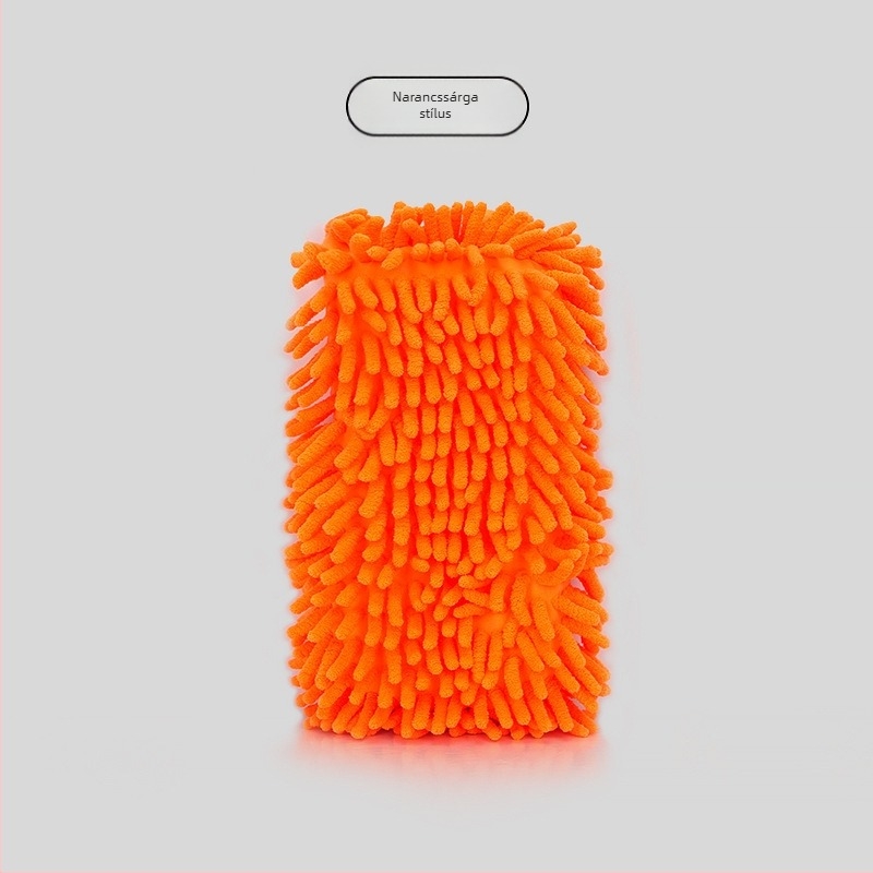 Chenille autómosó szivacs blokk, nagy sűrűségű, 200 g, sokoldalú autóápolási kiegészítő