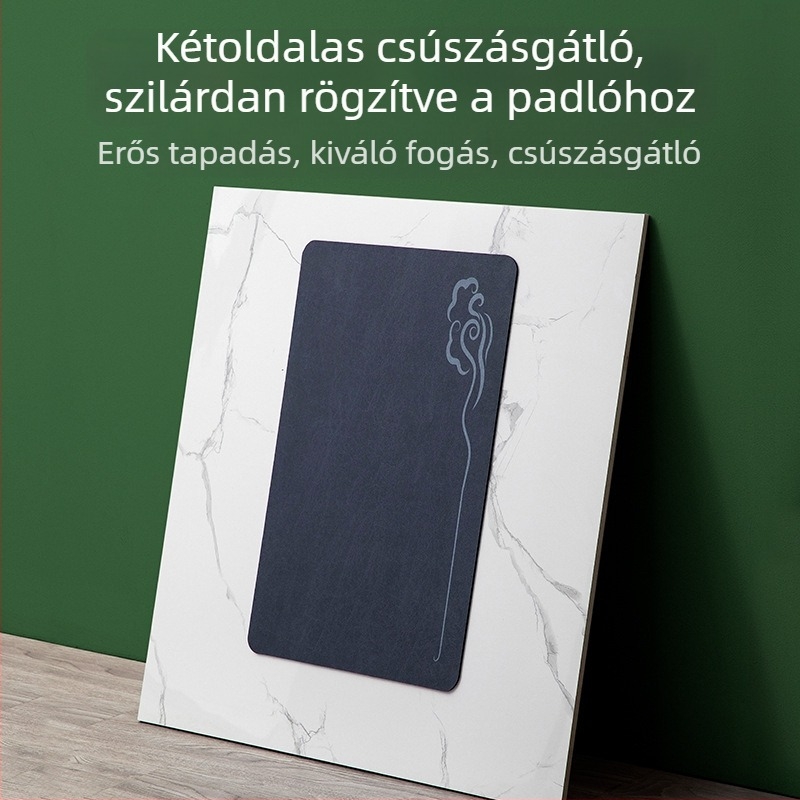 Diatomás iszapból készült konyhai matrac, csúszásmentes, puha párna, gumírozott hátoldallal, gyorsan száradó, vágható