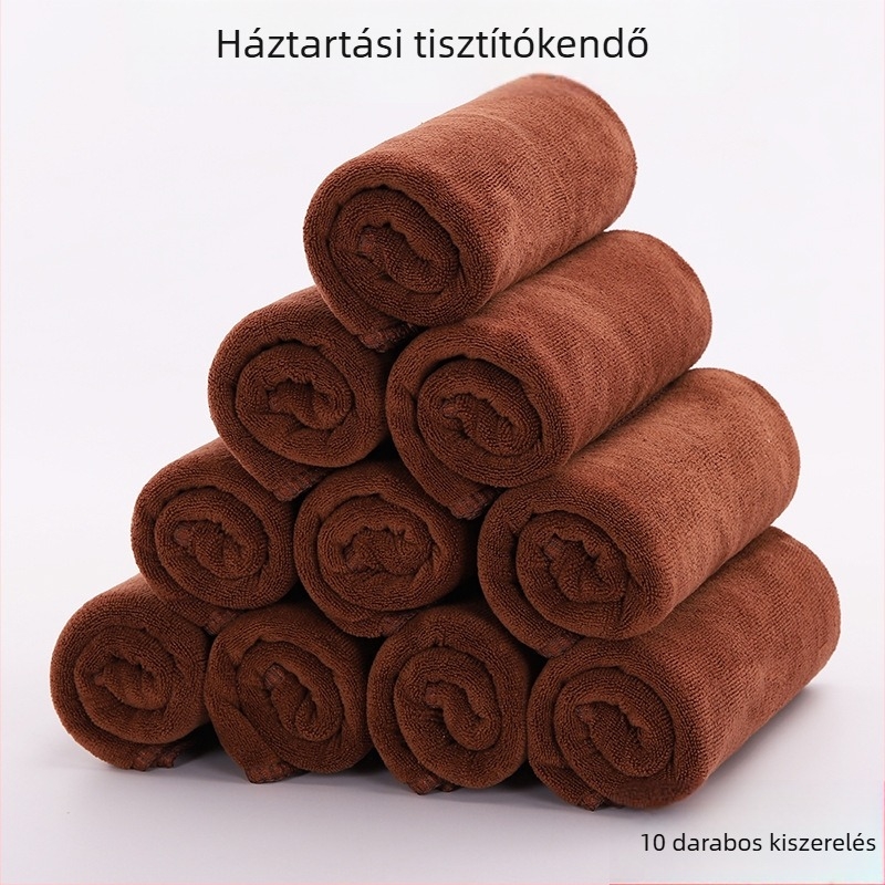 Konyhai mikroszálas törlőkendők tisztításhoz, nedvszívó, többfunkciós törölközők otthonra és autóápoláshoz.
