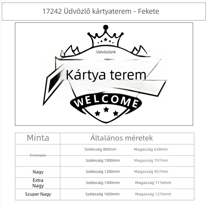 Akril falmatrica dekorációhoz – EMO, vízálló, minta 19136415574