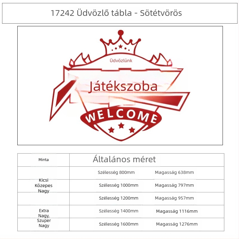 Akril falmatrica dekorációhoz – EMO, vízálló, minta 19136415574