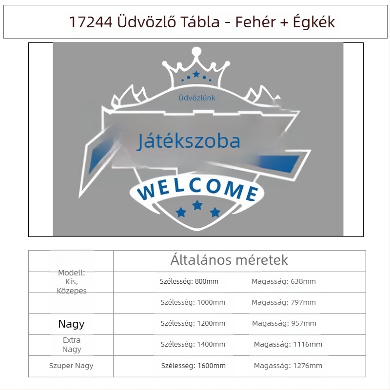 Akril falmatrica dekorációhoz – EMO, vízálló, minta 19136415574