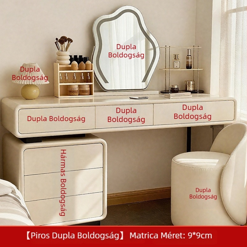 Boldog szó matrica esküvői szobadíszhez – hálószoba szekrényre és sminkasztalra | öntapadós, márka Trip, import nélküli