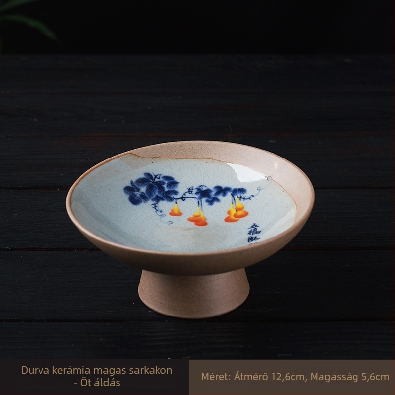 Dai Xian porcelán gyümölcstál, modern minimalist stílus, szeptember 2023-ban bemutatva.