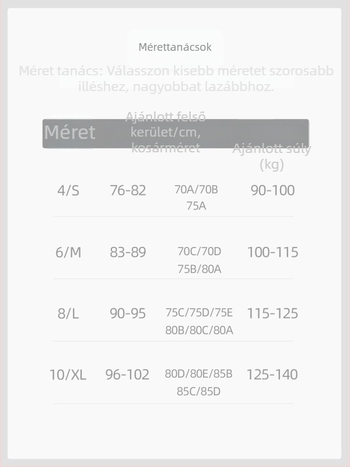Nothing sportmelltartó mély U-hátrésszel, 3/4 kosár, Mold Cup, rögzített dupla vállpántok, Nylon 75% anyag
