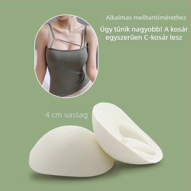 Melltartóbetétek Youzi mengni — pamut, tömörített, funkciók: összegyűjtés, lélegző, növelés