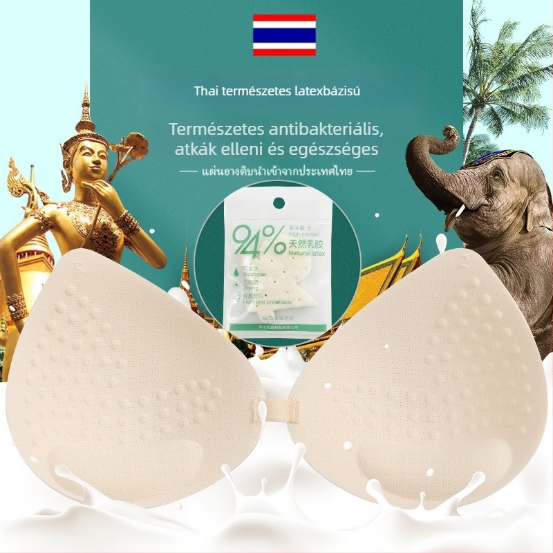Latex melltartó betétek – csepp alakú, vékony, lélegző, belső párna egyben Card-like Goddess